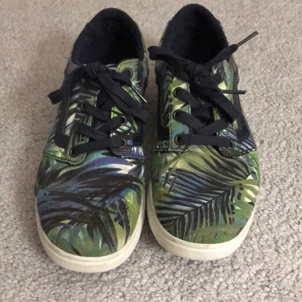 Palm Tree print vans